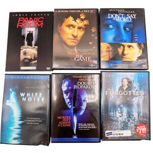 Psychological Thriller DVD Bundle (6) | Foster, Douglas, Keaton, Moore